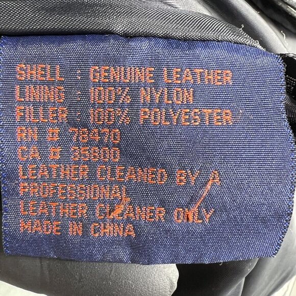 G&F Men L Black 100% Soft Leather Jacket Thermolite Plus Insulation Quiet Luxury - Picture 8 of 11